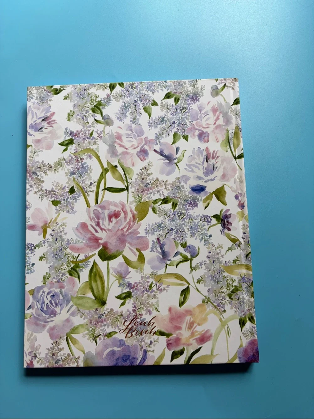 Leah Bisch Journal Floral Hardcover New